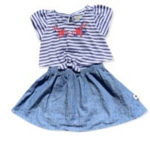 Lucky Brand Chambray Dress Size 2T